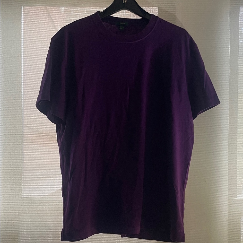 J. Crew Deep Purple Short Sleeve Tee​​